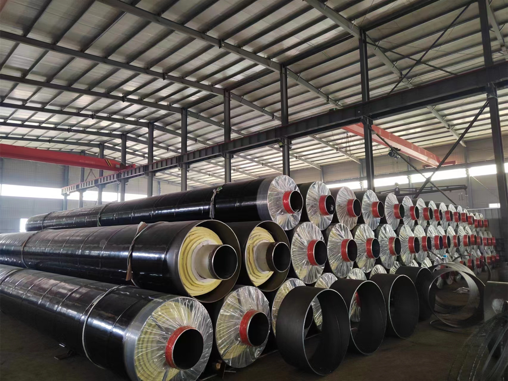 ​钢套钢蒸汽保温钢管