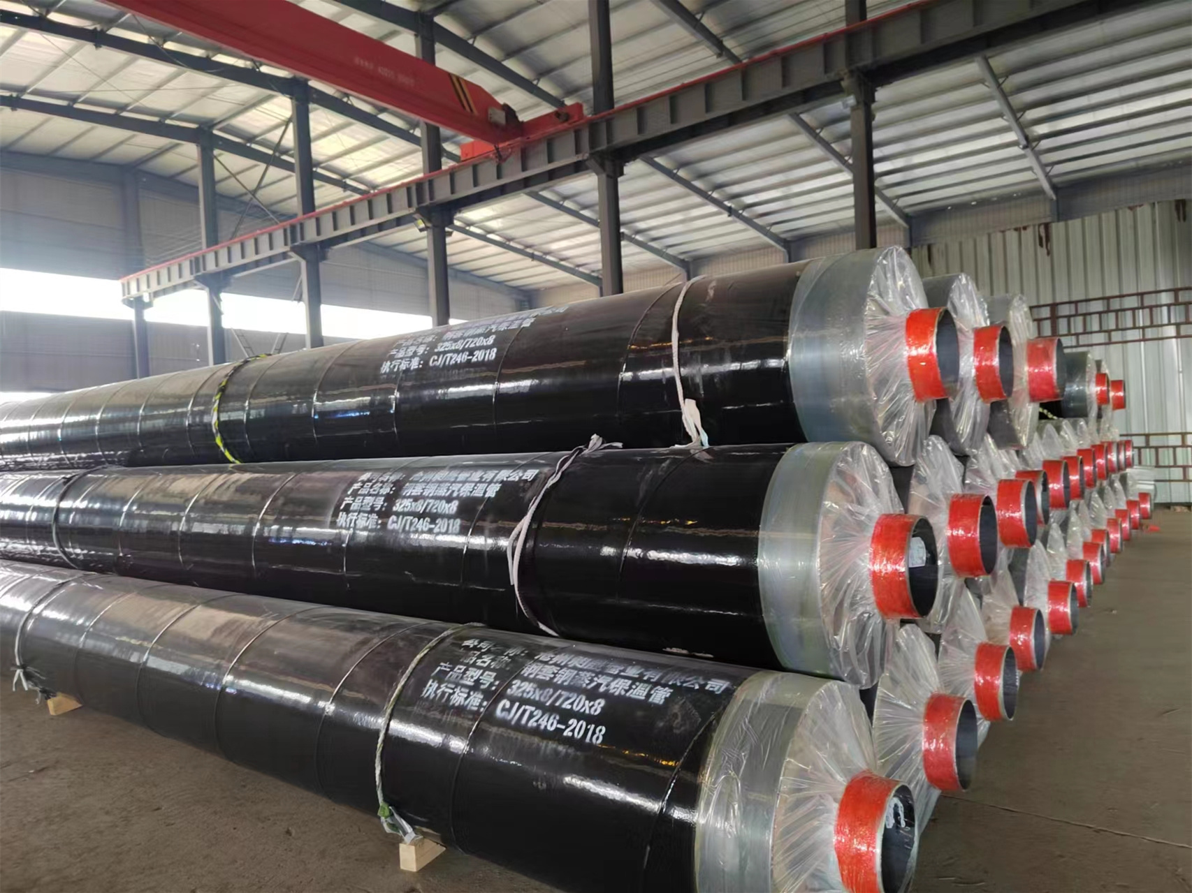 ​钢套钢蒸汽保温钢管