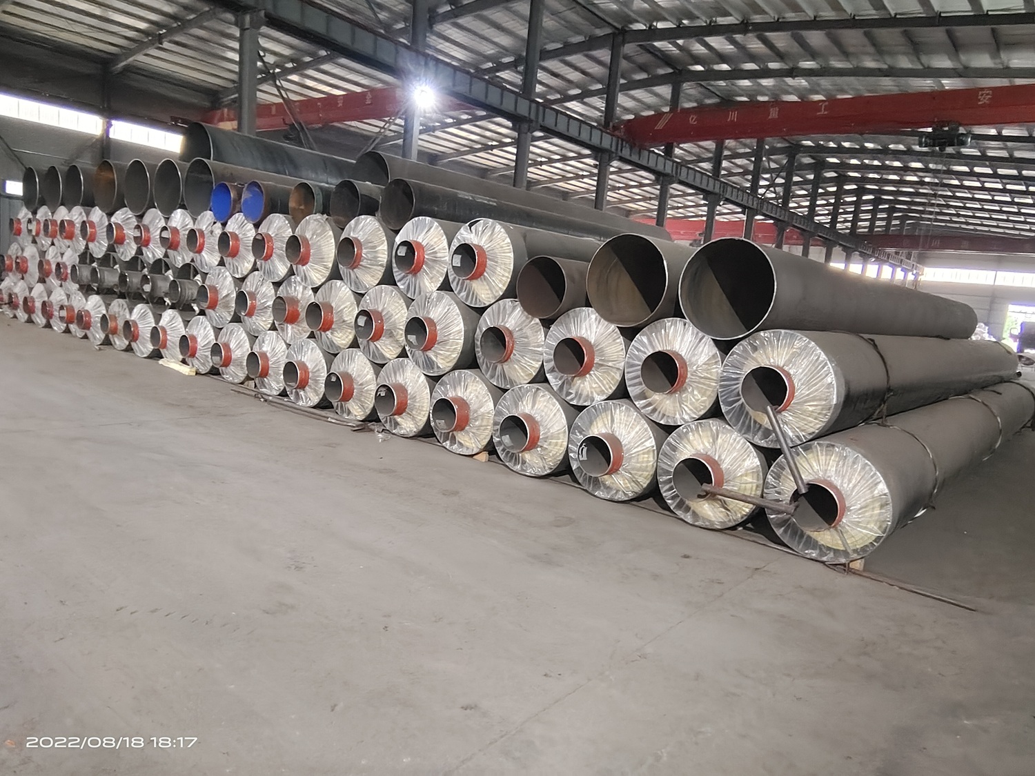 ​钢套钢蒸汽保温钢管