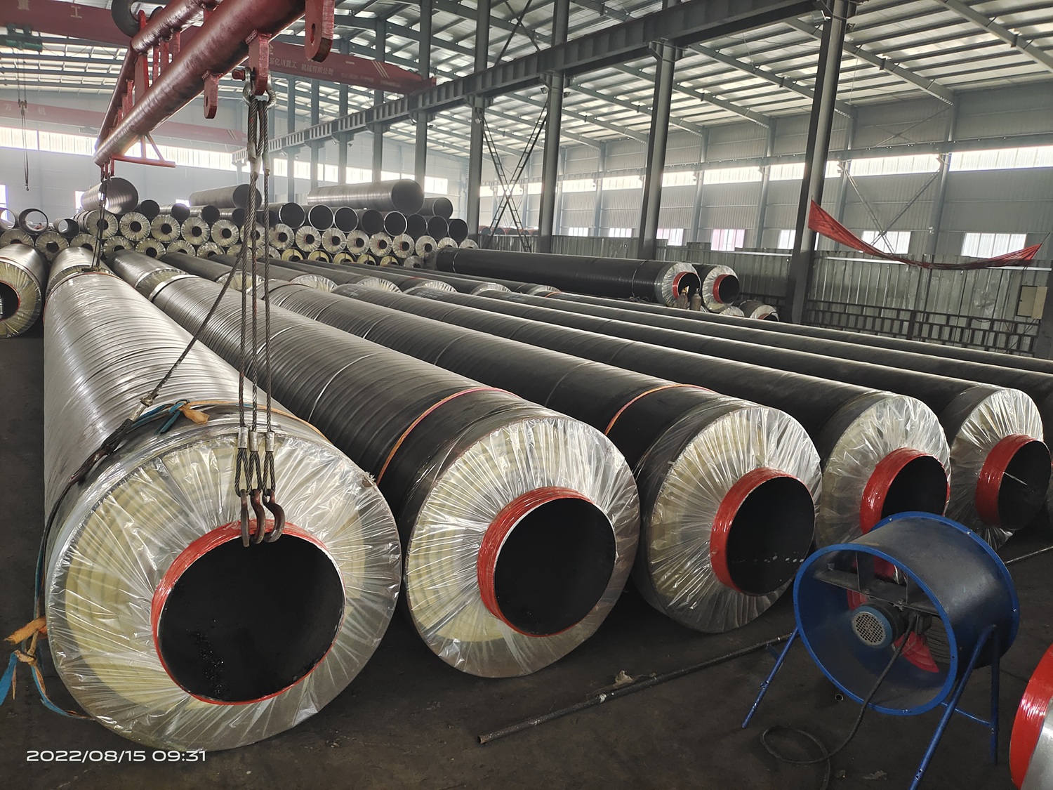 ​钢套钢蒸汽保温钢管